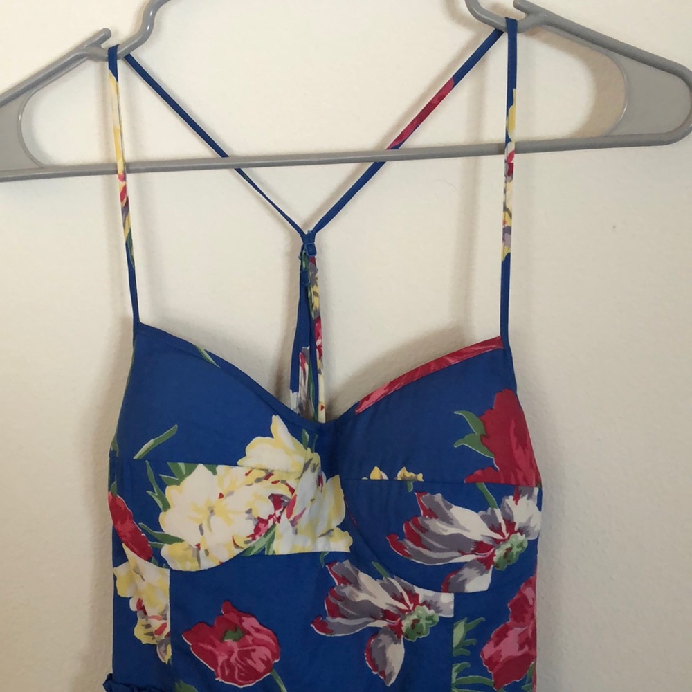 AE blue floral dress - Picture 2 of 9